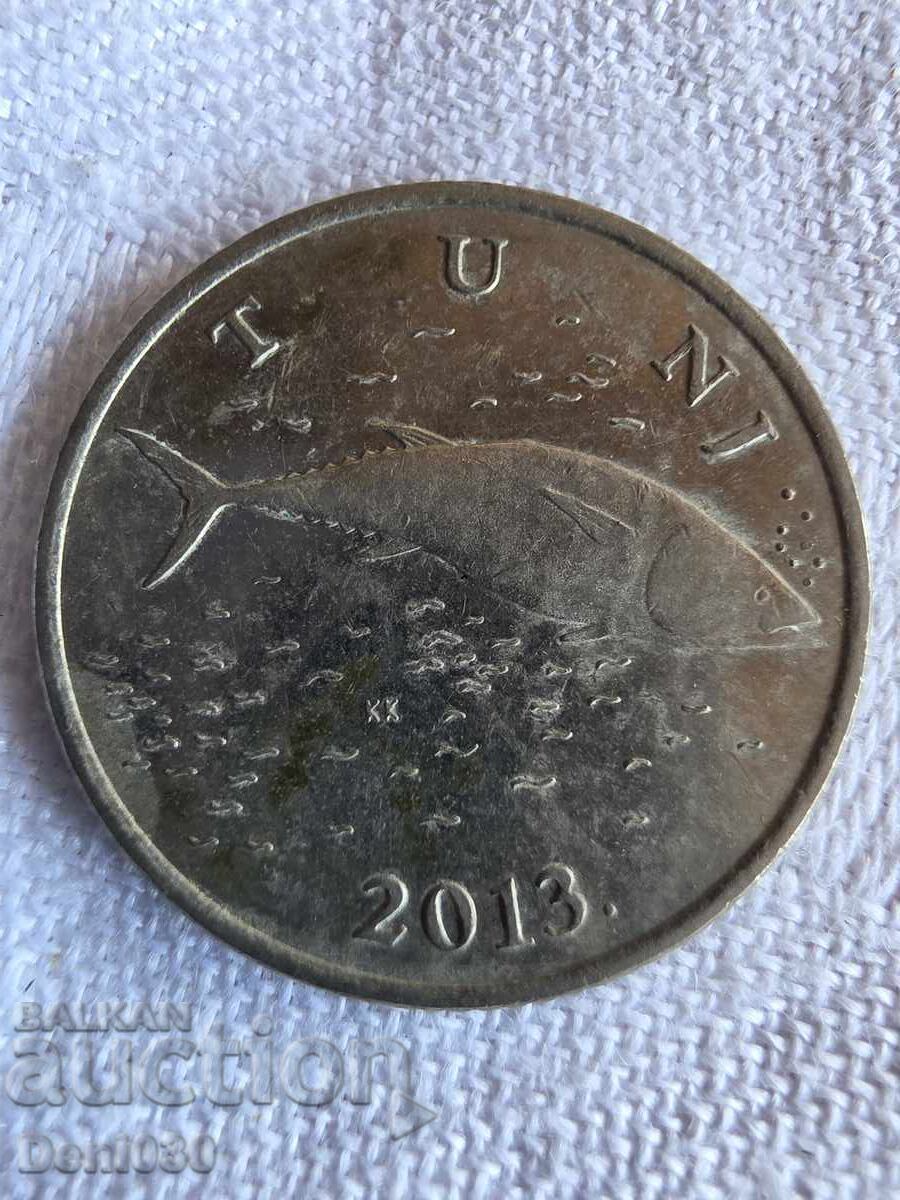 2 kune croate, 2013 cu preț € 0.01 | 0.02 BGN