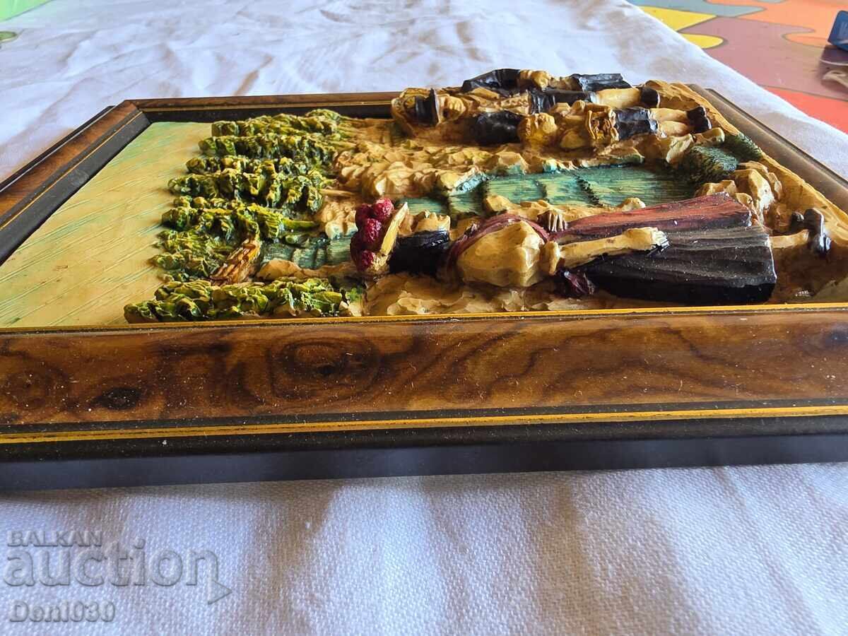 Auction Vintage 3D wall art Auction Vintage 3D wall art