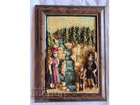 Vintage 3D wall art