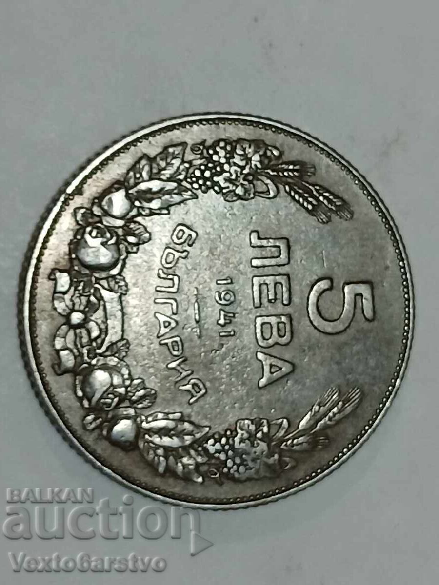 Licitație Monedă-5 leva 1941--------5 Licitație Monedă-5 leva 1941--------5