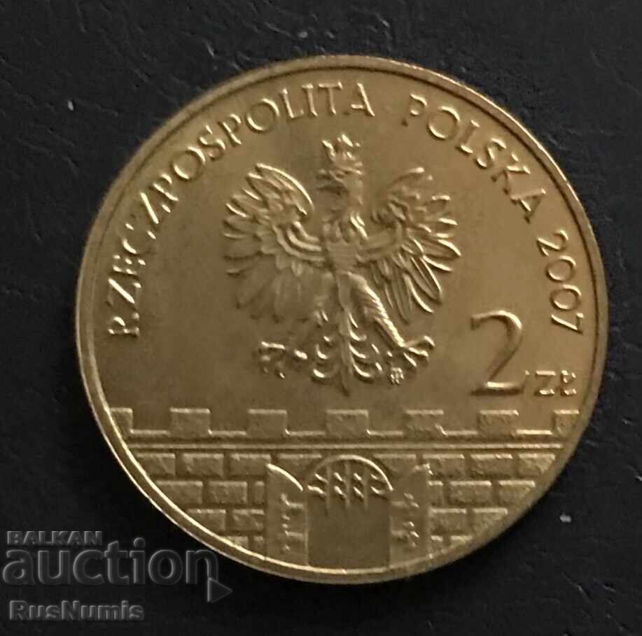 Πολωνία. 2 ζλότι 2007. Πσέμισλ με τιμή € 3.50 | 6.85 BGN