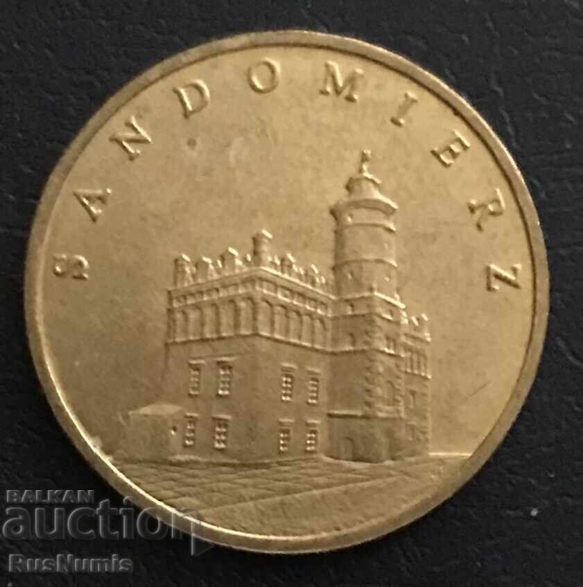 Polonia. 2 zloți 2006. Sandomierz