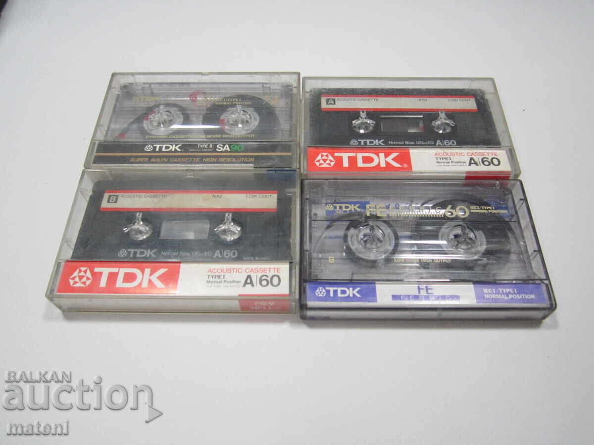 АУДИО КАСЕТИ TDK 4 БР. с цена € 3.00 | 5.87 лв. АУДИО КАСЕТИ TDK 4 БР. с цена € 3.00 | 5.87 лв.