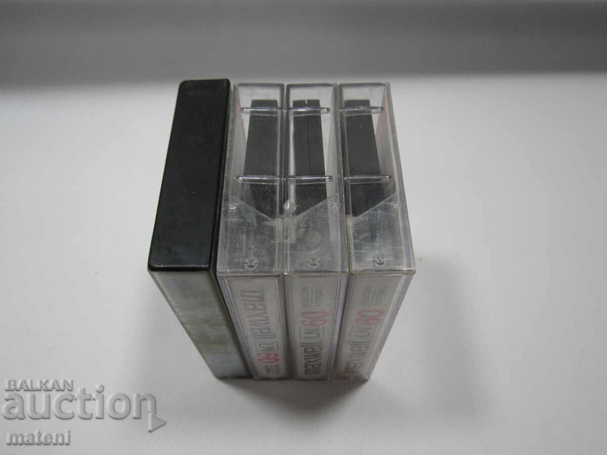 MAXWELL AUDIO CASSETTES 4 PCS - 5 MAXWELL AUDIO CASSETTES 4 PCS - 5