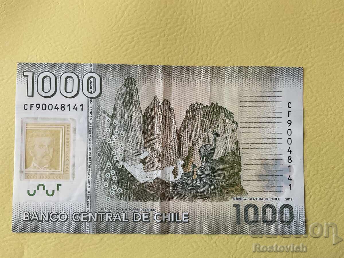 Chile 1000 pesos 2019