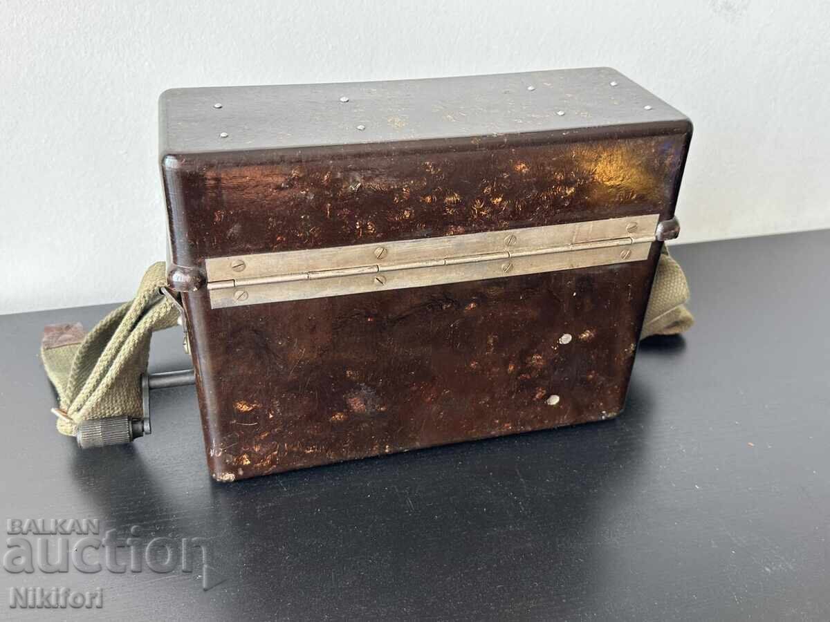 Auction Soviet Military Field Telephone TAI-43 1952 Auction Soviet Military Field Telephone TAI-43 1952