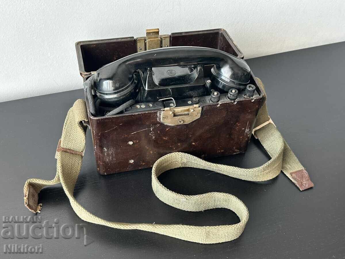 Soviet Military Field Telephone TAI-43 1952 Soviet Military Field Telephone TAI-43 1952