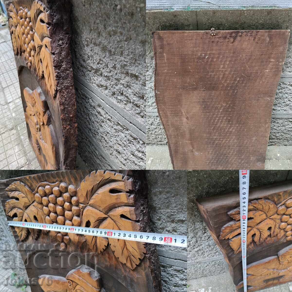 Unique large wooden panel wood carving - grandfather pouring rakia - 7 Unique large wooden panel wood carving - grandfather pouring rakia - 7