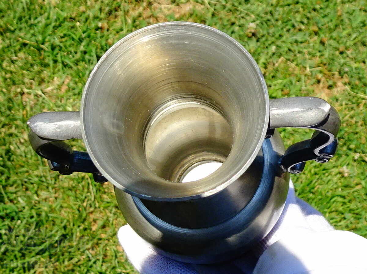 Pewter pitcher, vase, candlestick with price € 12.00 | 23.47 BGN Pewter pitcher, vase, candlestick with price € 12.00 | 23.47 BGN