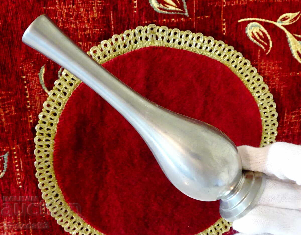 Auction Pewter vase for a single rose, candlestick Auction Pewter vase for a single rose, candlestick