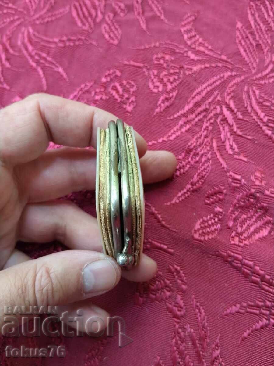 Auction  Collectible miniature purse box sedef 19th c
