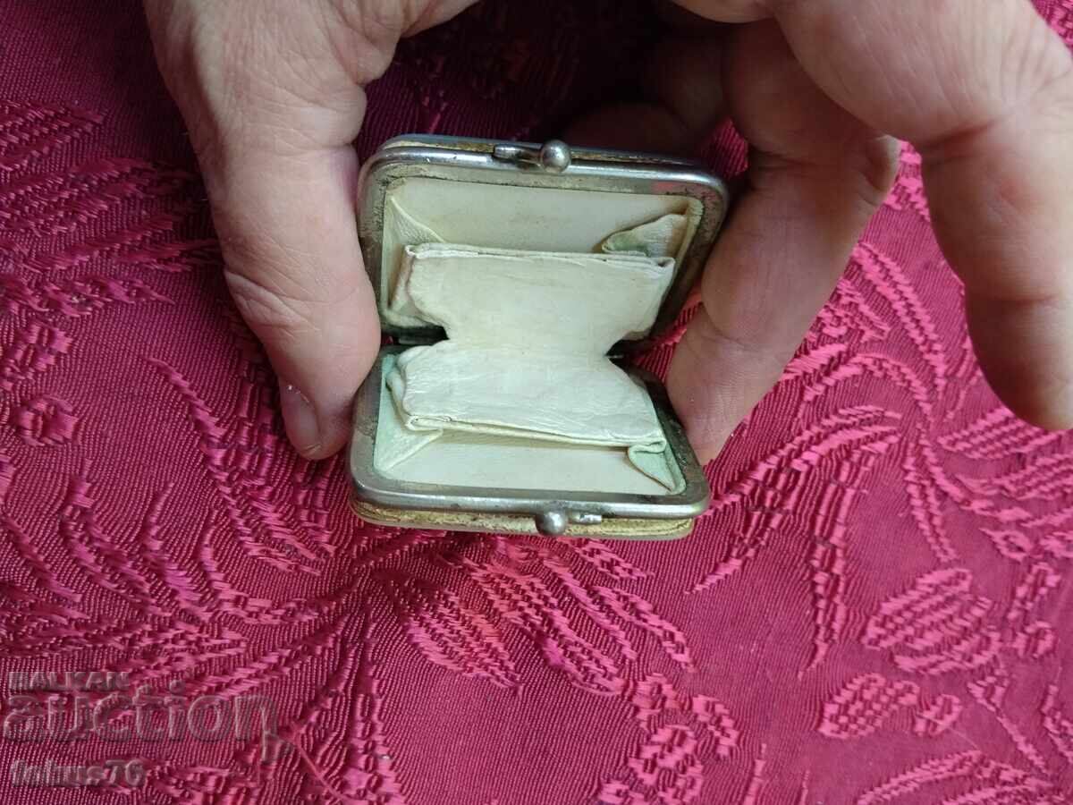 Collectible miniature purse box sedef 19th c - 5