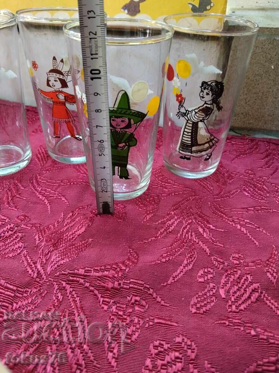 Set vechi de 6 cănițe pentru copii, în cutia originală - 7 Set vechi de 6 cănițe pentru copii, în cutia originală - 7