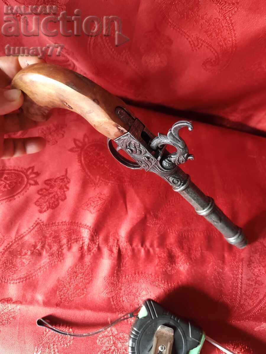 Antique flintlock (or percussion) pistol - 5