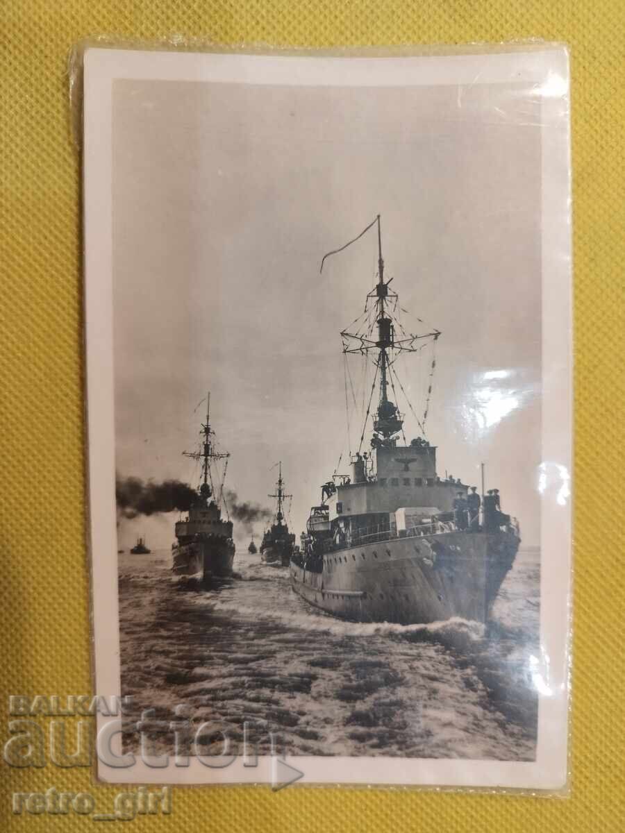 Old photo, postcard Kriegsmarine WWII Old photo, postcard Kriegsmarine WWII