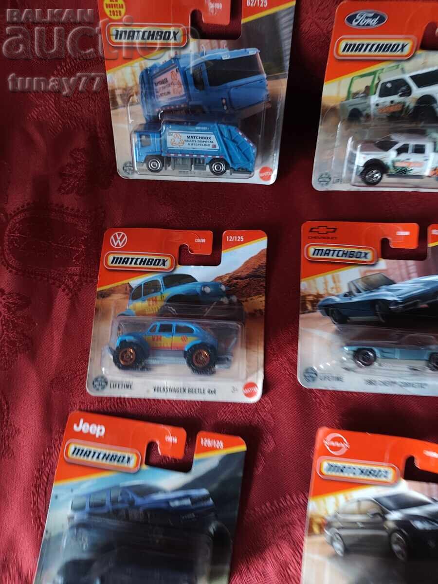 9 модела количa на Matchbox (Mattel) в оригиналните си блист с цена € 0.11 | 0.22 лв. 9 модела количa на Matchbox (Mattel) в оригиналните си блист с цена € 0.11 | 0.22 лв.