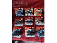 9 модела количa на Matchbox (Mattel) в оригиналните си блист