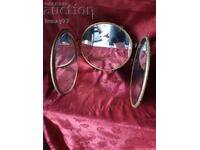 Vintage folding triple mirror (triptych)