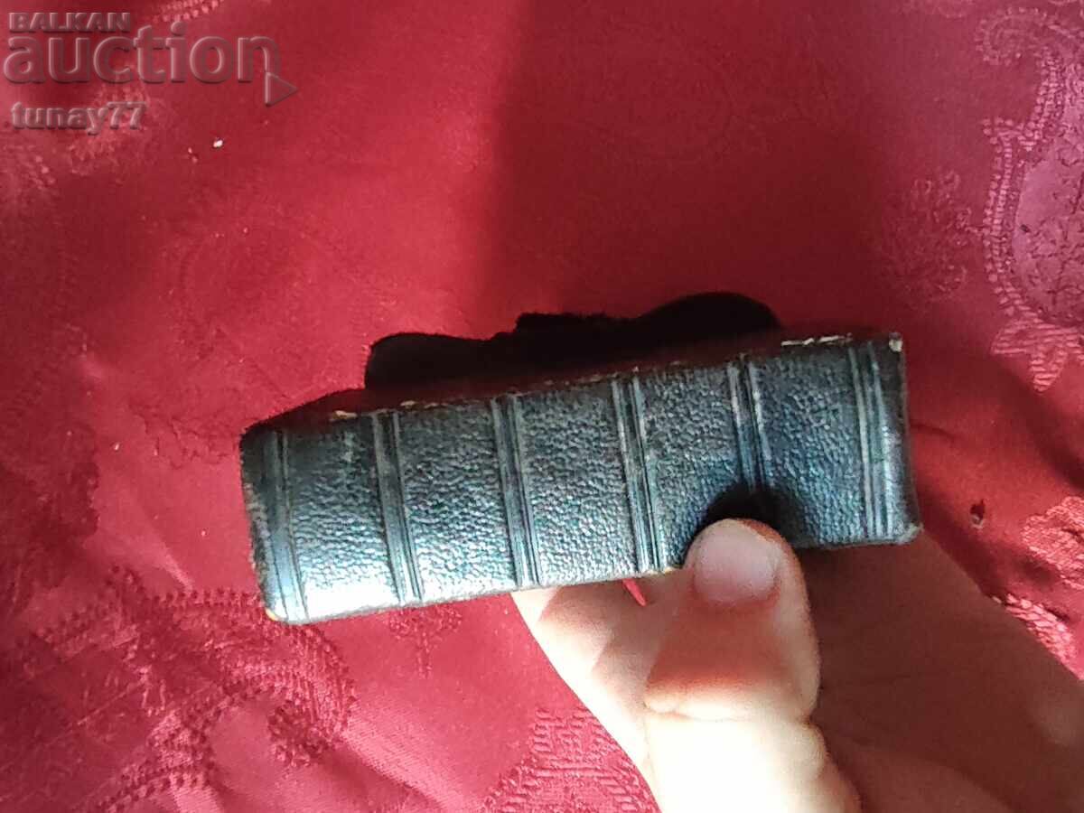 Παράδοση Vintage Βίβλος με επιχρυσωμένες σελίδες 1918 Παράδοση Vintage Βίβλος με επιχρυσωμένες σελίδες 1918