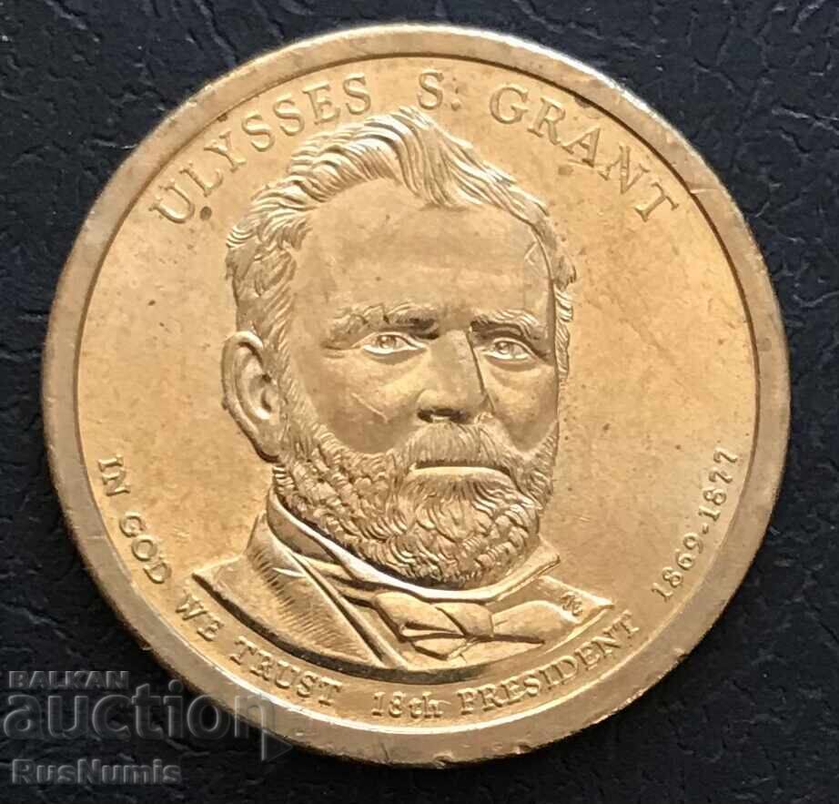 САЩ. 1 долар 2011 г.(P).Ulysses Grant. САЩ. 1 долар 2011 г.(P).Ulysses Grant.