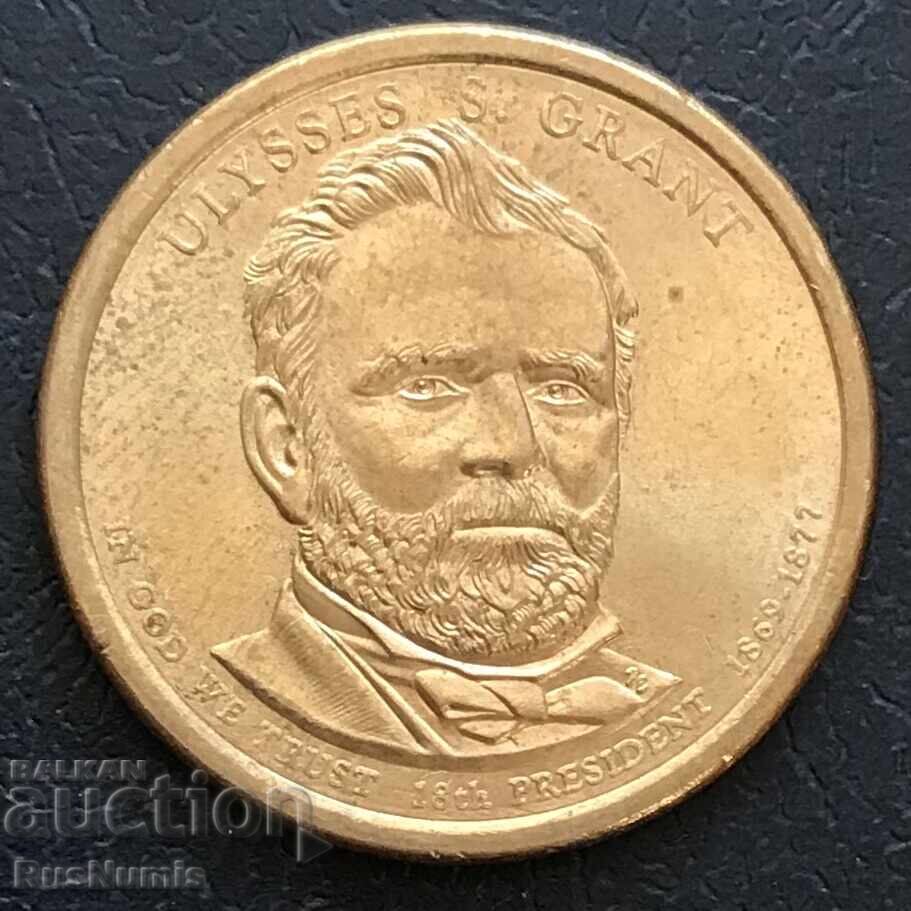 САЩ. 1 долар 2011 г.(D).Ulysses Grant. САЩ. 1 долар 2011 г.(D).Ulysses Grant.