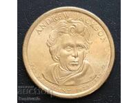 САЩ. 1 долар 2008 г.(D).Andrew Jackson.