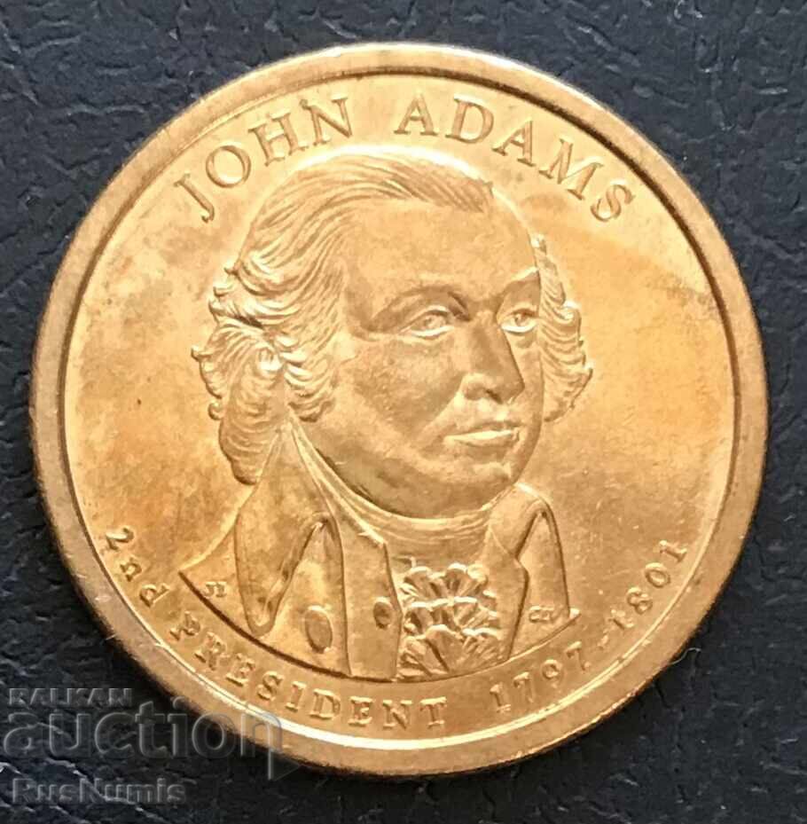 САЩ. 1 долар 2007 г.(D).John Adams. САЩ. 1 долар 2007 г.(D).John Adams.