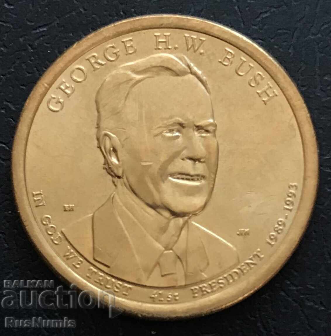 ΗΠΑ. 1 δολάριο 2020 (D). George H.W. Bush ΗΠΑ. 1 δολάριο 2020 (D). George H.W. Bush