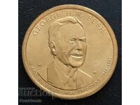 ΗΠΑ. 1 δολάριο 2020 (D). George H.W. Bush
