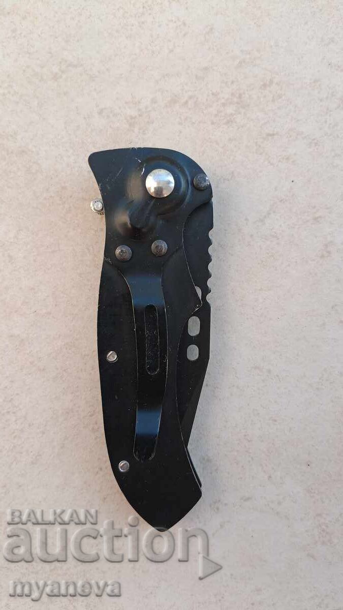 Auction  Military compass and folding knife
