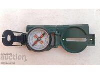 Military compass and folding knife