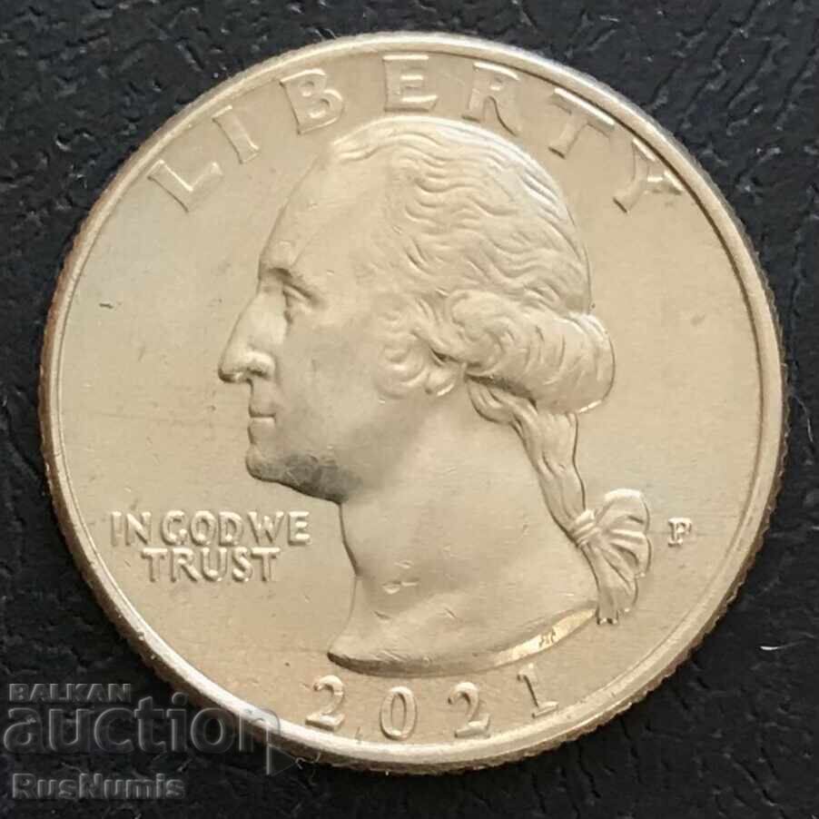 USA. Quarter dollar 2021 (P). Crossing the Delaware with price € 1.70 | 3.32 BGN USA. Quarter dollar 2021 (P). Crossing the Delaware with price € 1.70 | 3.32 BGN