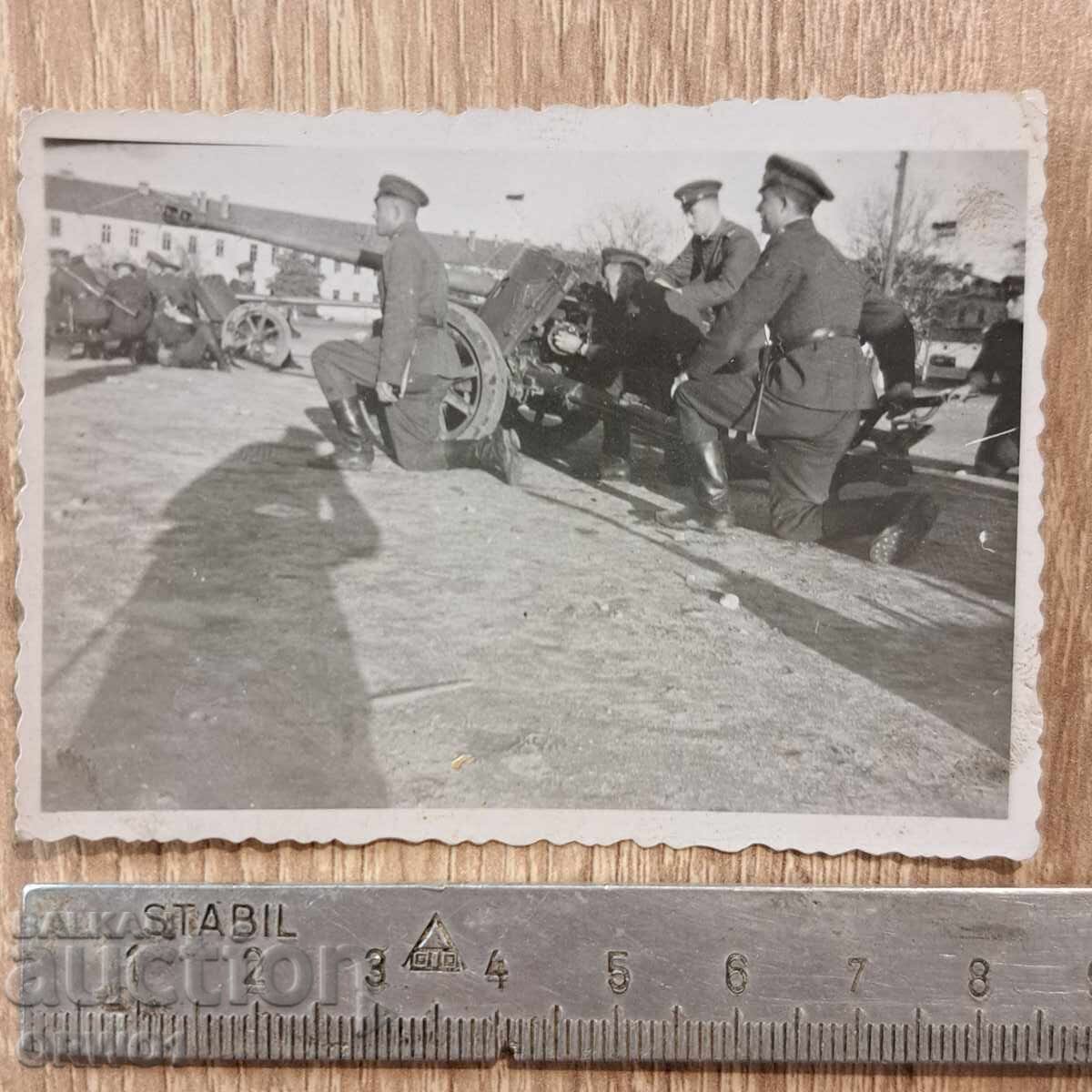 Αντιαρματικό πυροβόλο Β'ΠΠ στρατιώτες Βασίλειο της Βουλγαρίας Αντιαρματικό πυροβόλο Β'ΠΠ στρατιώτες Βασίλειο της Βουλγαρίας