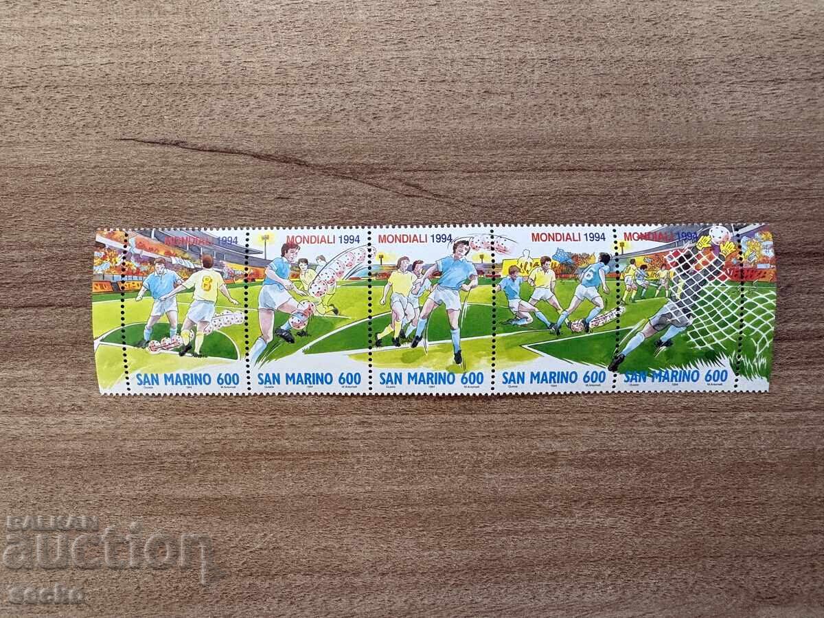 San Marino - Campionatul Mondial de Fotbal - SUA (1994) MNH