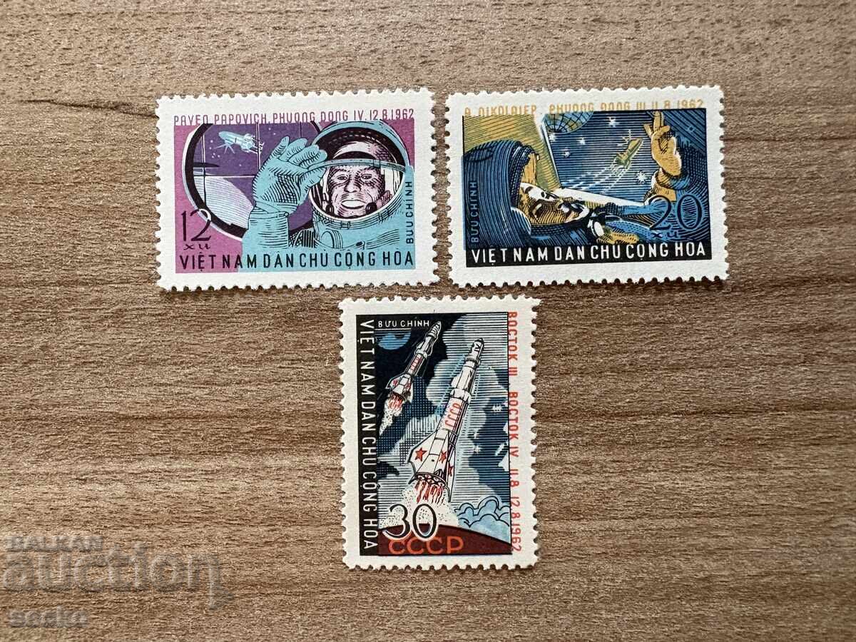 Виетнам - Групов полет на Восток III и IV (1962) MNH Виетнам - Групов полет на Восток III и IV (1962) MNH