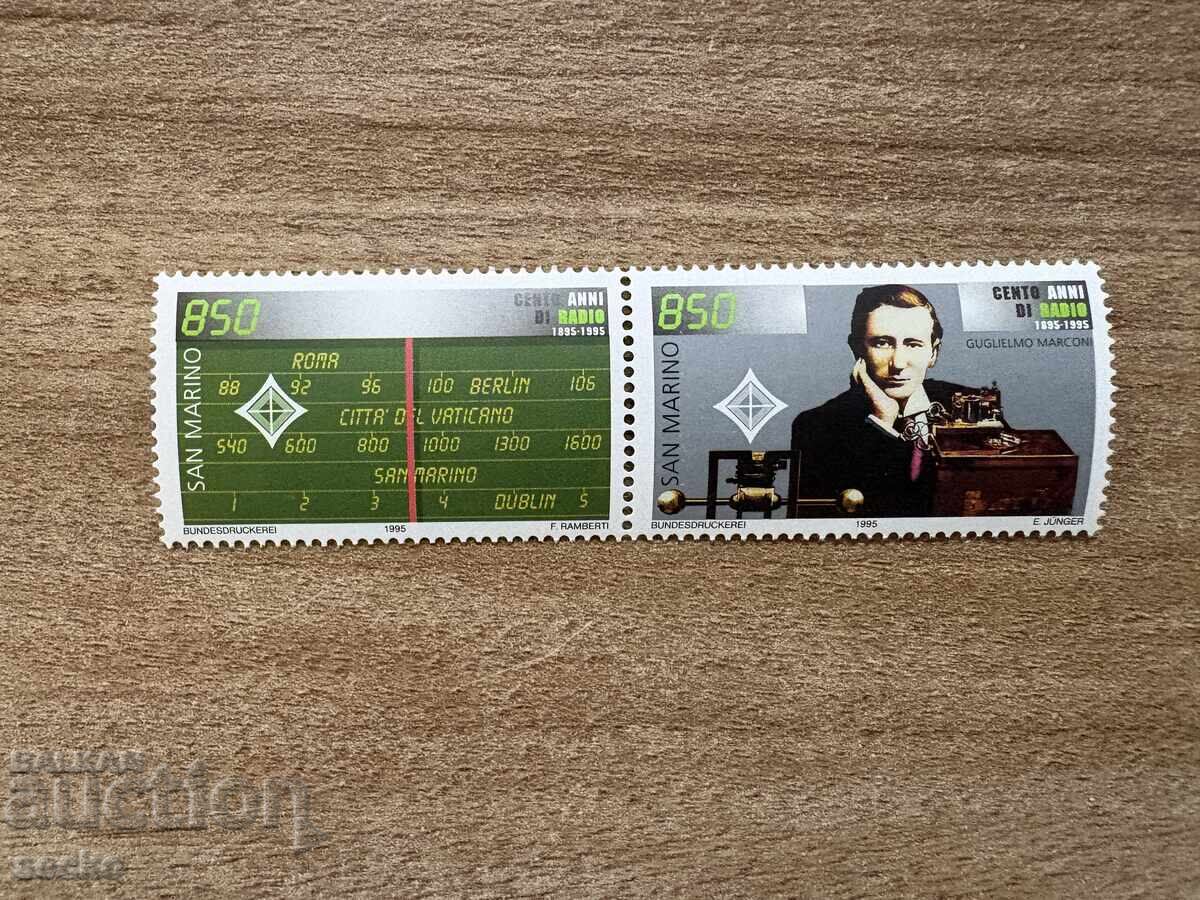San Marino - Centenarul radioului (1995) MNH