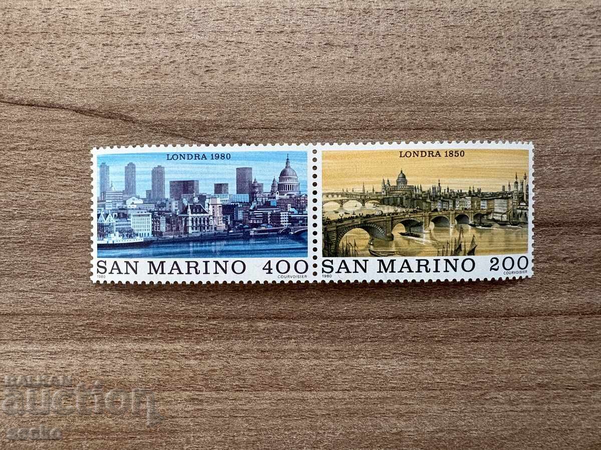 Сан Марино - Световни градове - Лондон (1980) MNH Сан Марино - Световни градове - Лондон (1980) MNH