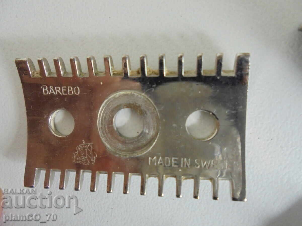 Аукцион №*8699 Стара метална самобръсначка BAREBO (Sweden)