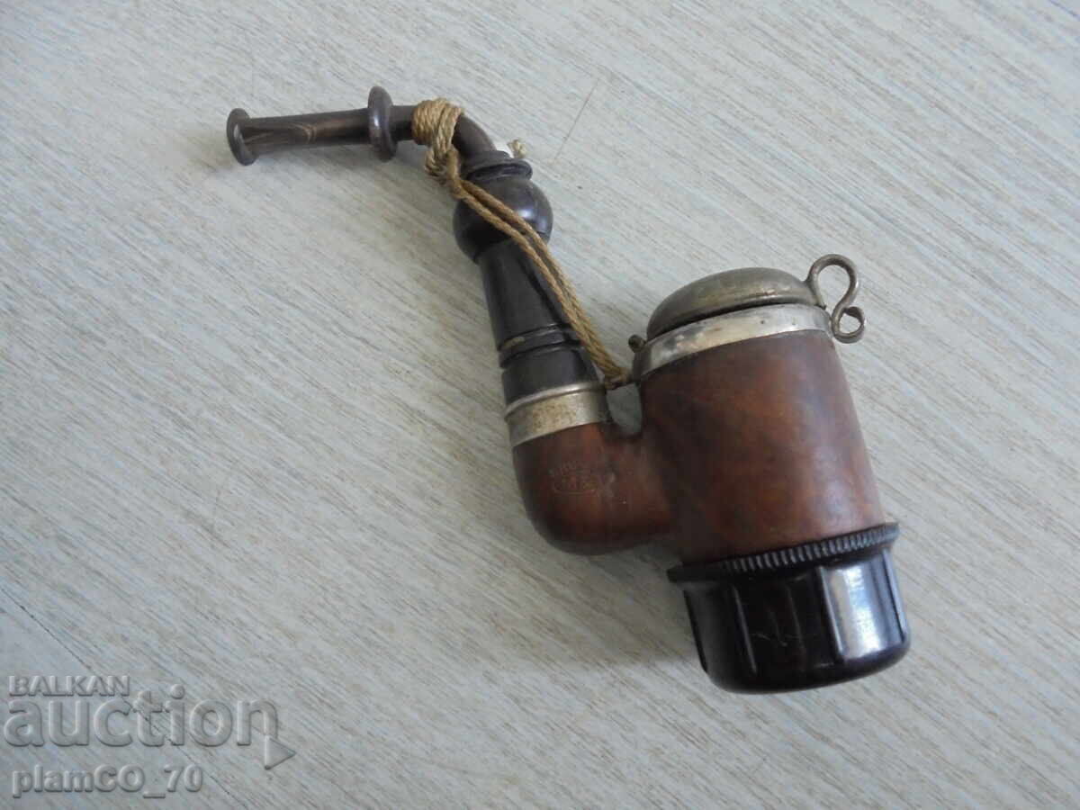 No. 8700 Antique wooden hunting pipe with a lid with price € 14.90 | 29.14 BGN No. 8700 Antique wooden hunting pipe with a lid with price € 14.90 | 29.14 BGN