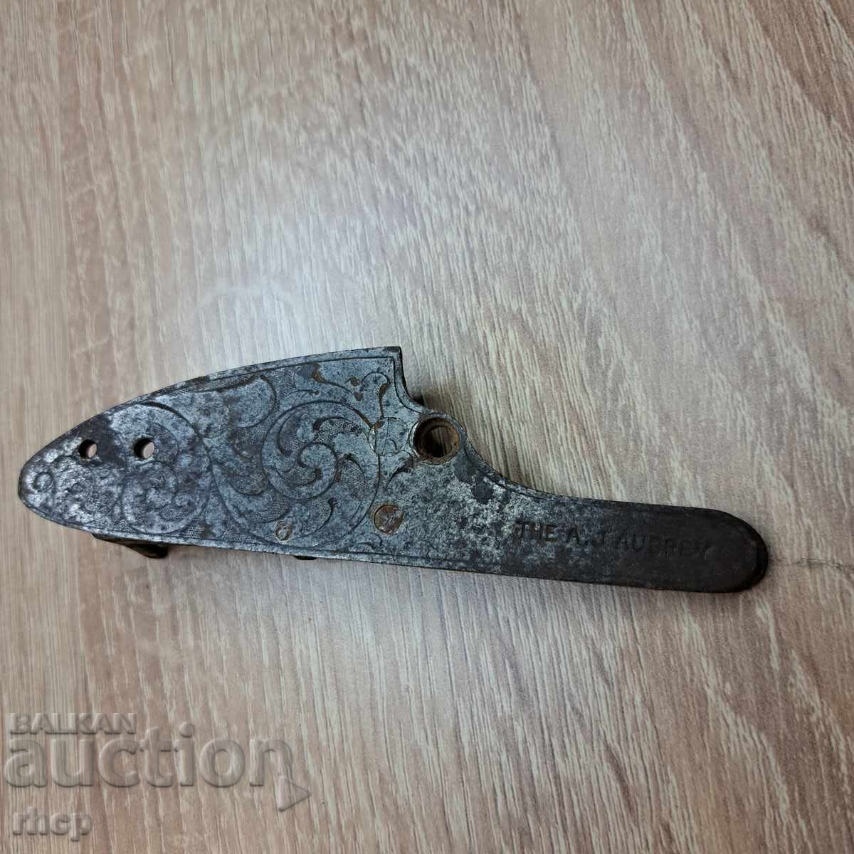 A.J. Aubrey rare antique shotgun mechanism A.J. Aubrey rare antique shotgun mechanism