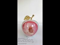 Apple, handmade from Pakistani onyx