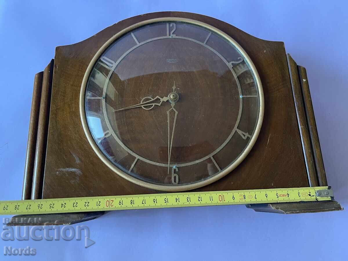 Επιτραπέζιο ξύλινο ρολόι τζακιού - 6