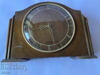 Mantel wooden clock