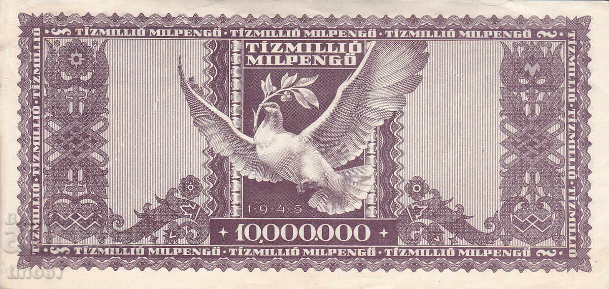 Licitație tino37 - UNGARIA - 10000000 MILPENGO - 1945 - VF+