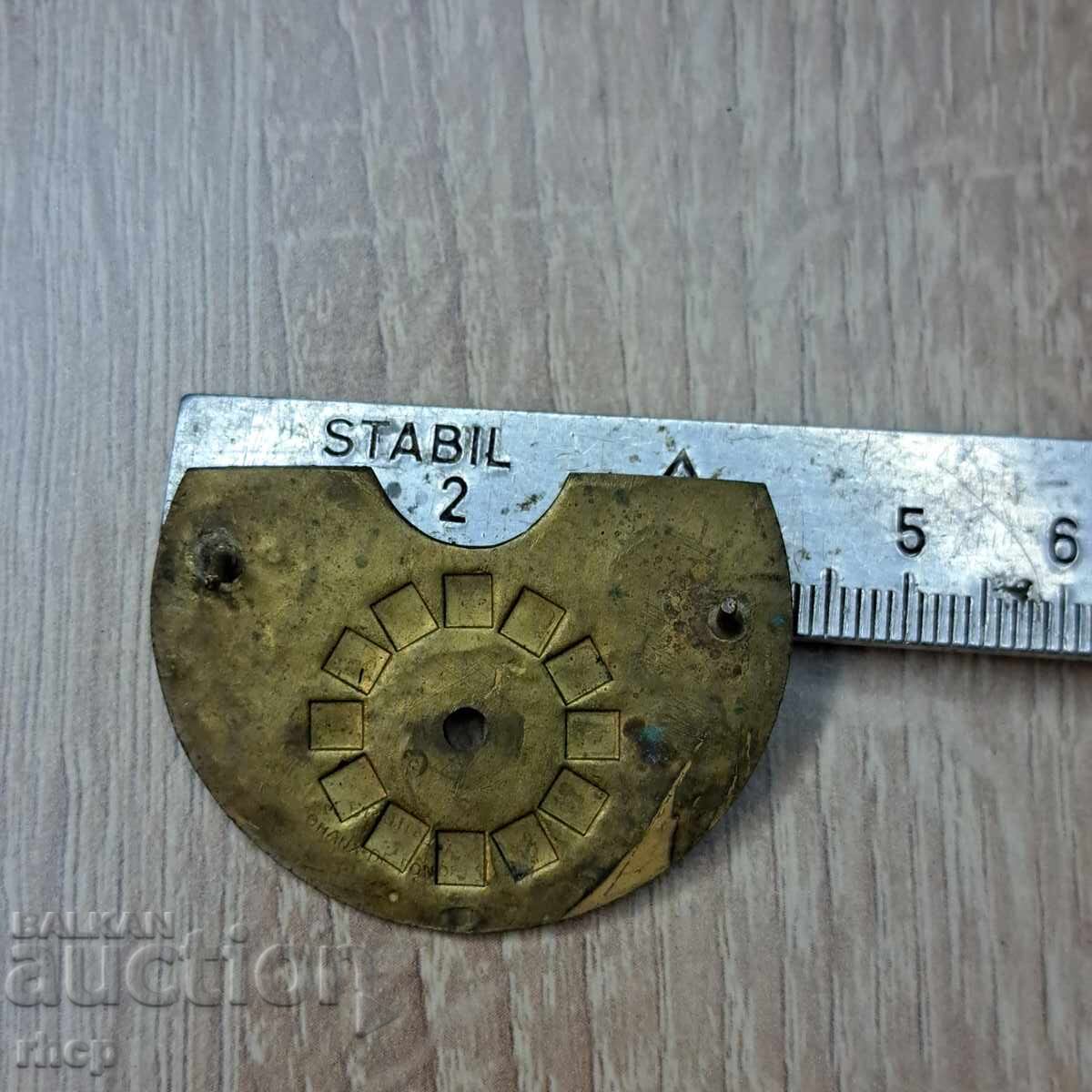 Auction  Beautiful decorated vintage pocket watch dial