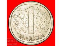 Ⰺ LION (1964-1993): FINLAND ★ 1 MARK 1972S NOT SILVER! A r1!
