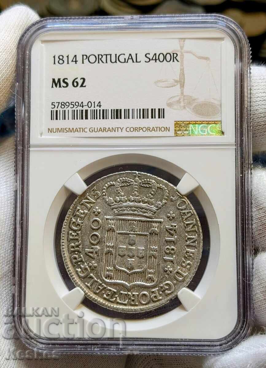Portugalia 400 reis 1814