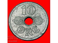Ⰺ GAURĂ (1924-1947):DANEMARCA★10 ORE 1943 CHRISTIAN X 1912-1947