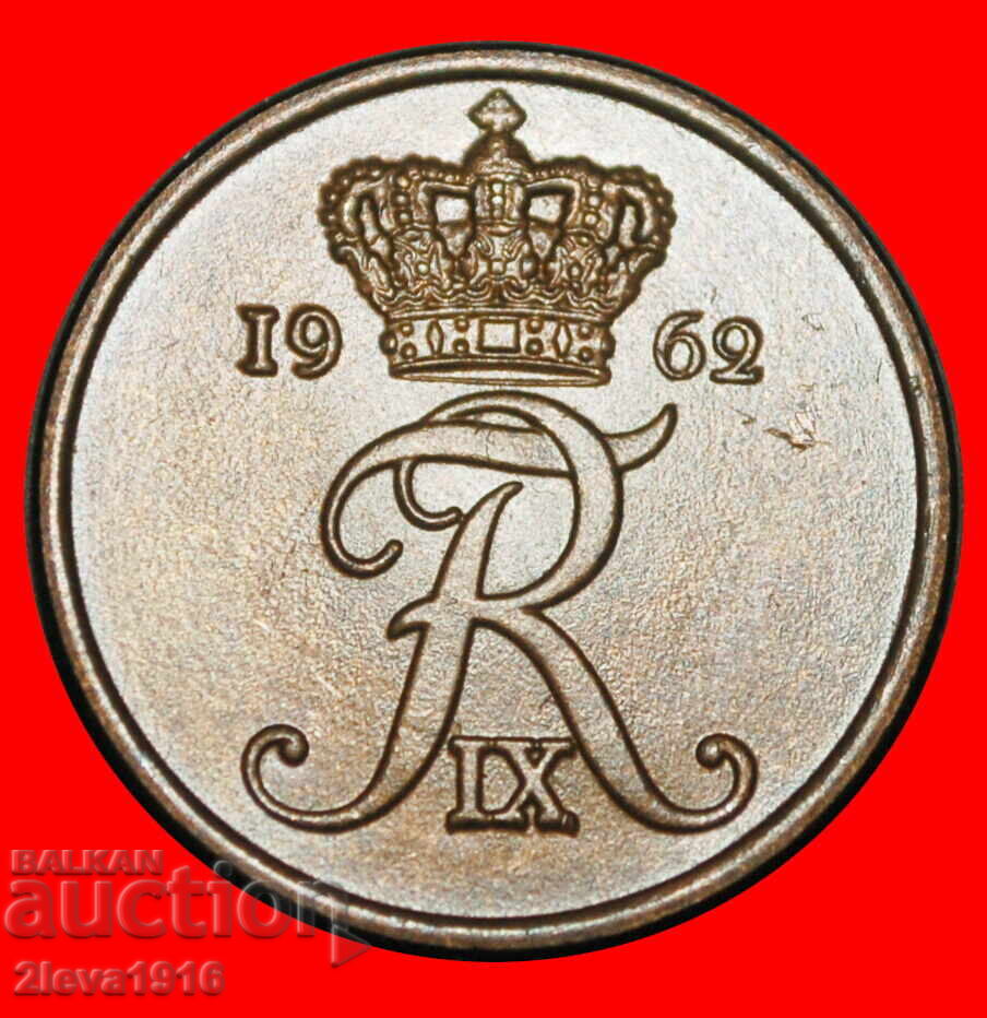 Ⰺ МОНОГРАМ (1960-1966): ДАНИЯ ★ 2 ЙОРЕ 1962 БРОНЗ! UNC! с цена € 6.29 | 12.30 лв. Ⰺ МОНОГРАМ (1960-1966): ДАНИЯ ★ 2 ЙОРЕ 1962 БРОНЗ! UNC! с цена € 6.29 | 12.30 лв.