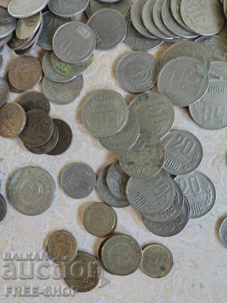 Παρτίδα νομισμάτων σοσιαλιστικής Βουλγαρίας περίπου 1 κιλό με τιμή € 49.99 | 97.77 BGN